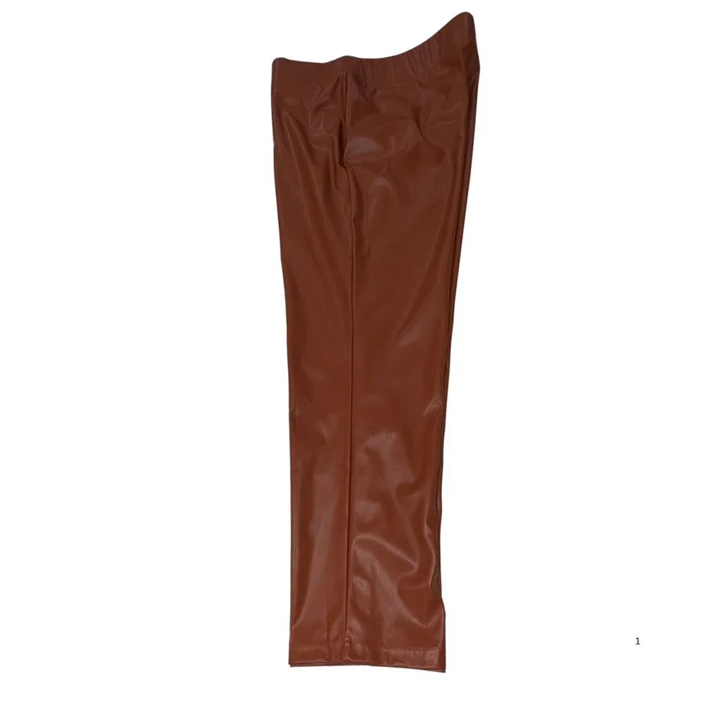 Morgan Taylor Faux Leather Leggings 3X | Women’s Plus Size | NWT - Picture 4 of 5